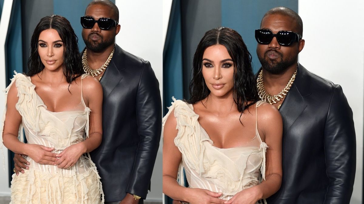 Twitter Users Reacts After Kim Kardashian Seemingly Joins Kanye West in a Wedding Dress at ‘Donda’ Listening Event