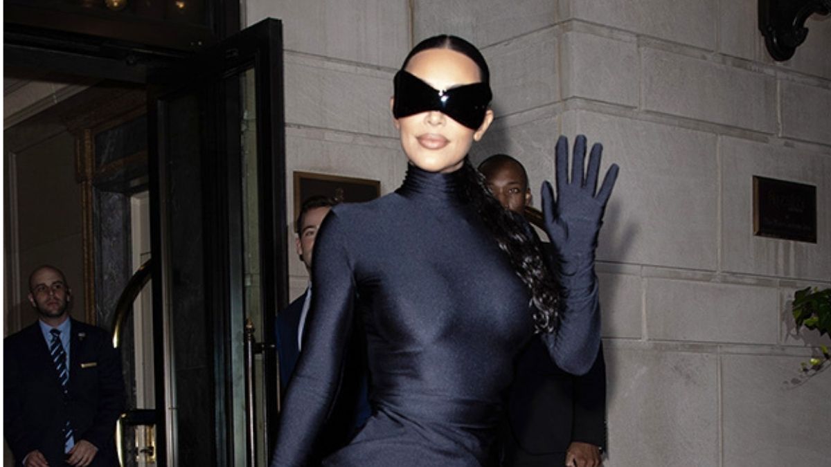 Kim Kardashian Rocks a Catwoman Outfit,Wore Skintight Jumpsuit For Met Gala After-Party