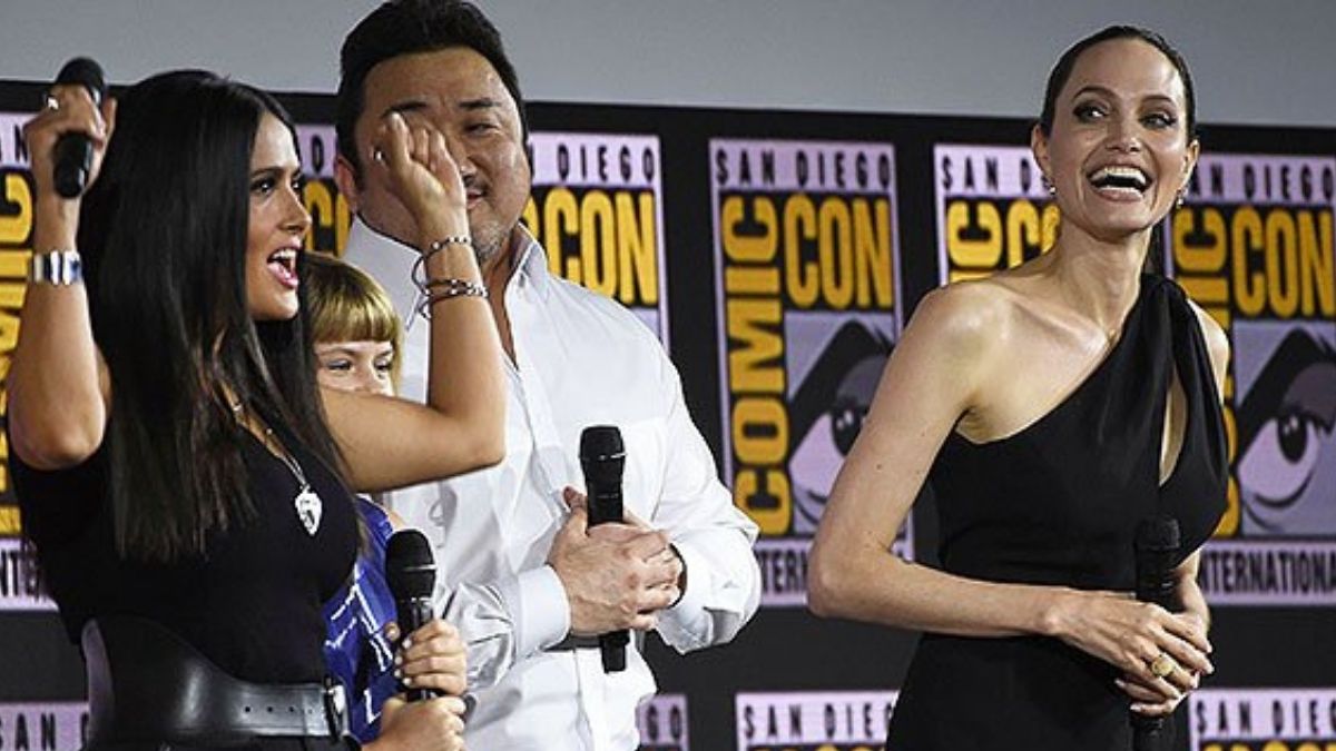 Angelina Jolie Helps Salma Hayek In Celebrating Her 55th Birthday