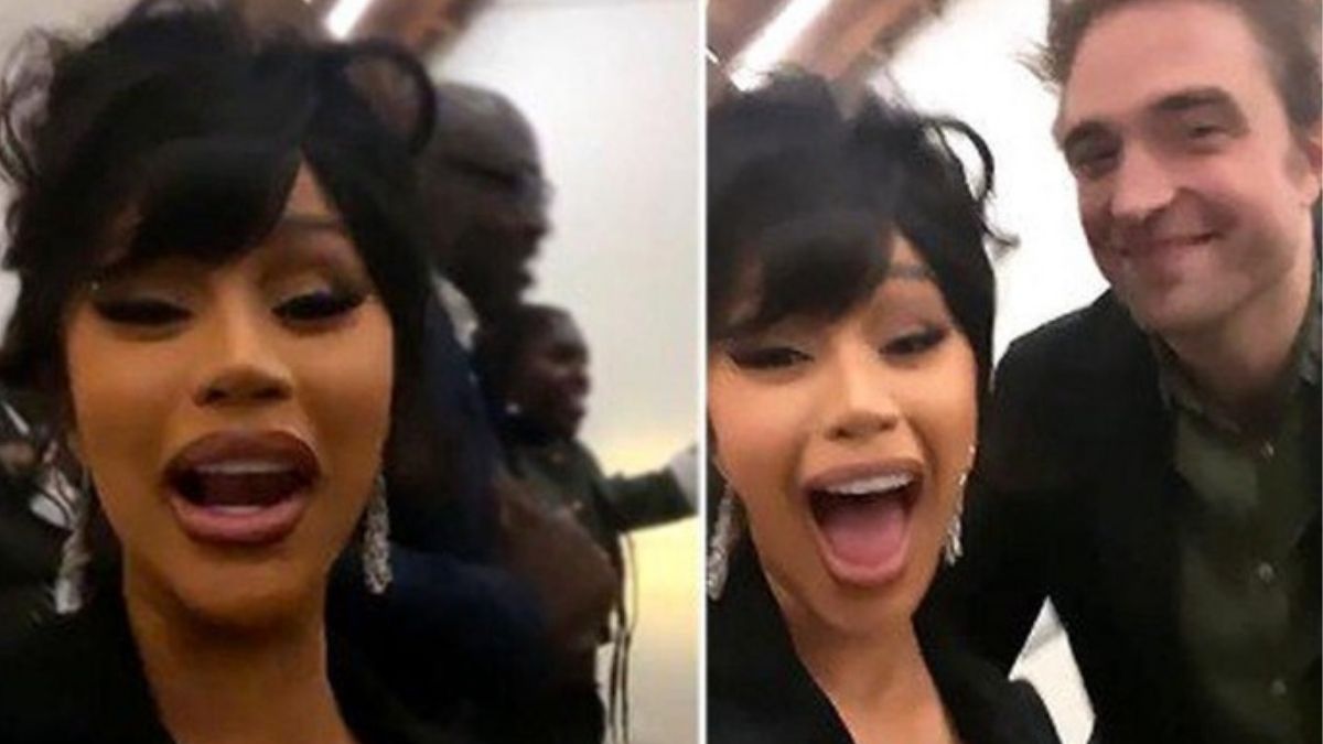 Cardi B Freaks Out After Meeting Twilight star Robert Pattinson