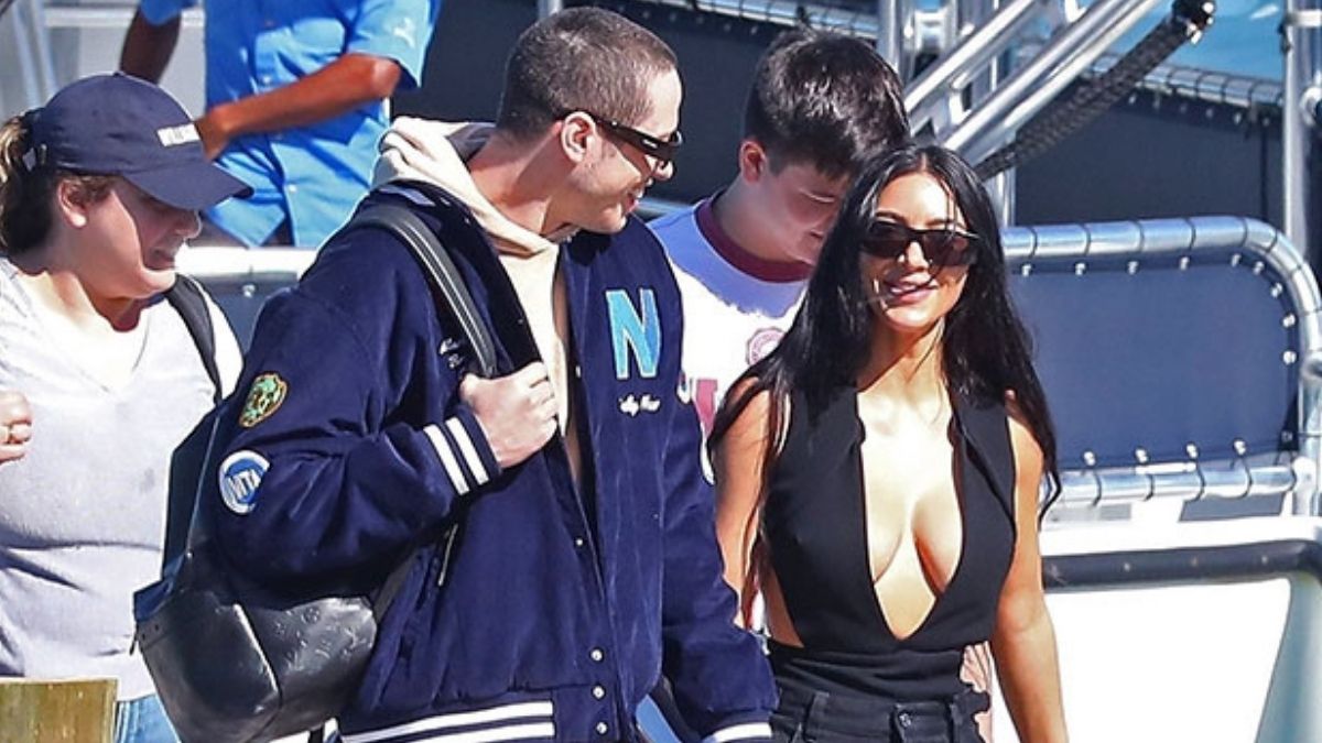 Kim Kardashian & Pete Davidson Return To LA From Bahamas Together On A Private Jet